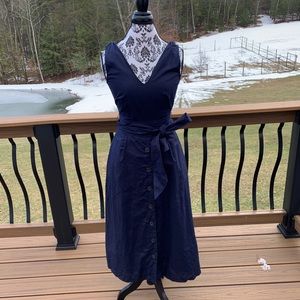 Gap Navy Cotton Tank Dress